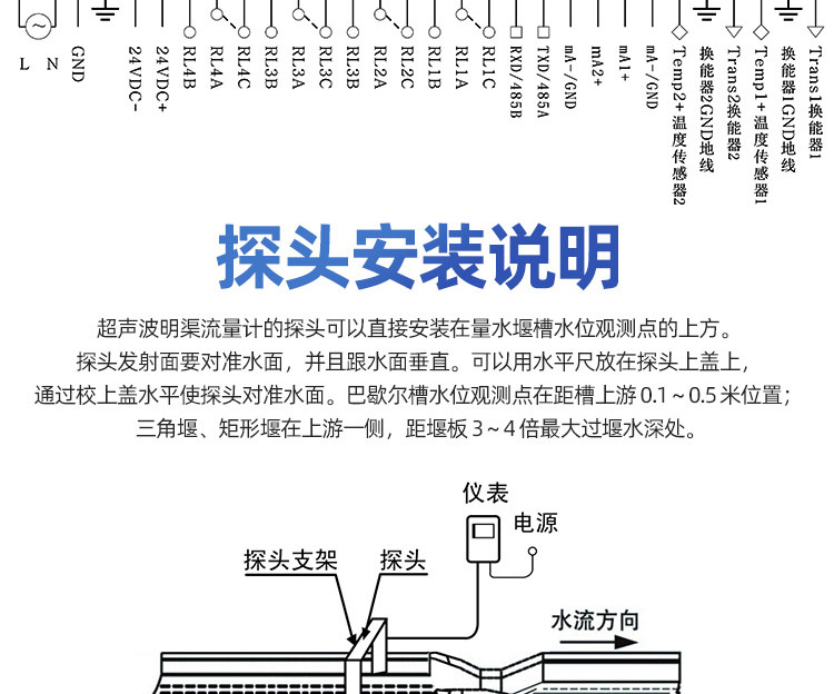 超聲波明渠流量計(jì)