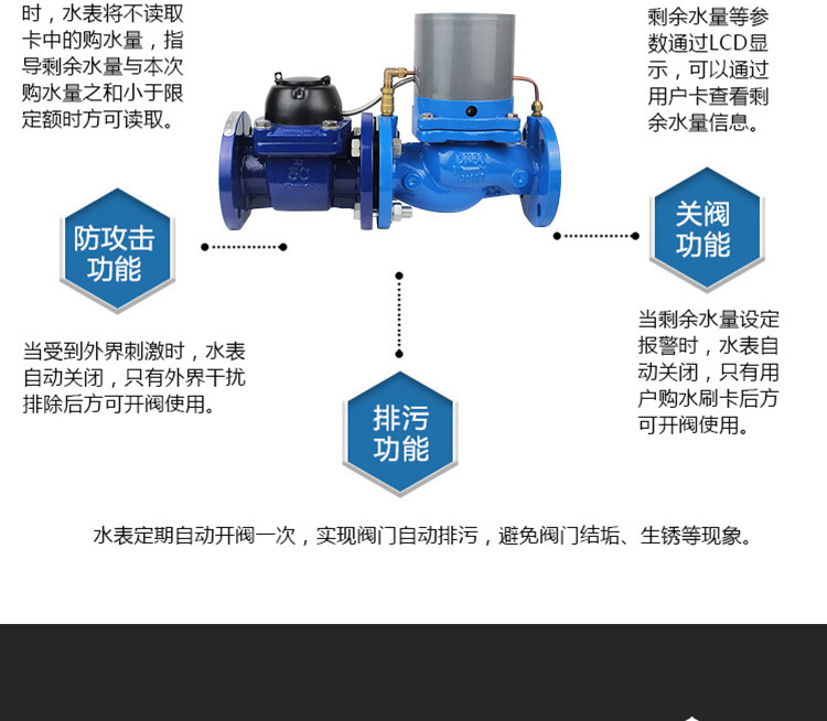 IC卡大口徑預(yù)付費(fèi)水表